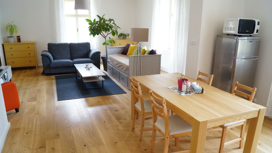 Apartmány u komína