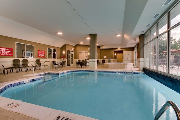 Indoor pool, outdoor pool