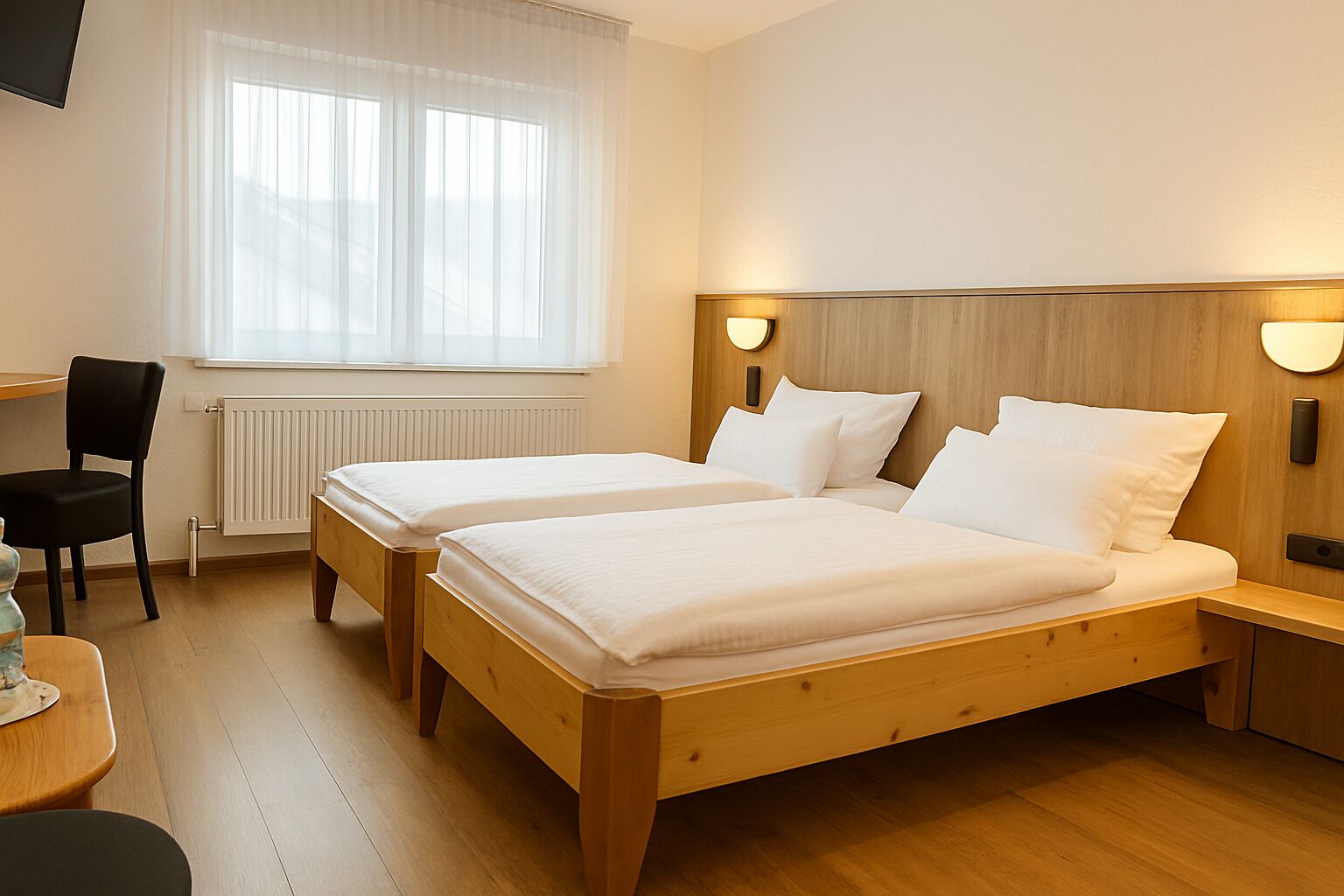 double room | in-room safe, desk, blackout curtains, free wifi