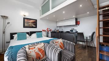 1 bedroom, hypo-allergenic bedding, in-room safe, individually decorated