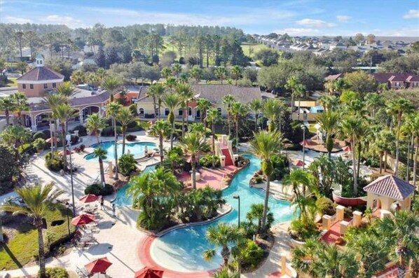 Una piscina riscaldata