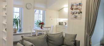 3 Bedroom Apartment with Fireplace in City Center