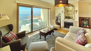 TV, fireplace, DVD player, books