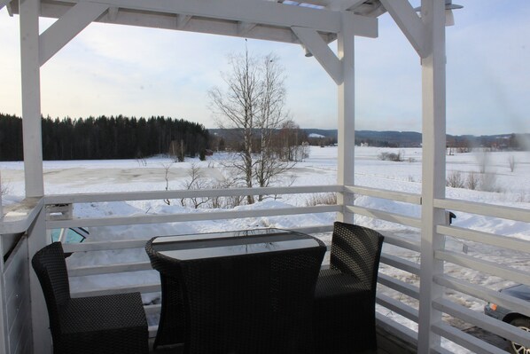 Terrace/patio - Accommodation at Gamla Affären (Sunne)