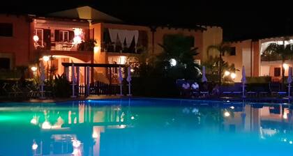 AFRODITE-Elegant villa overlooking pool.