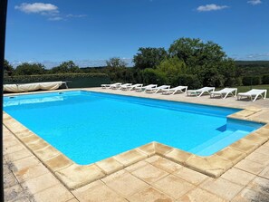 Outdoor pool - House / Villa - Montvalent (Montvalent)