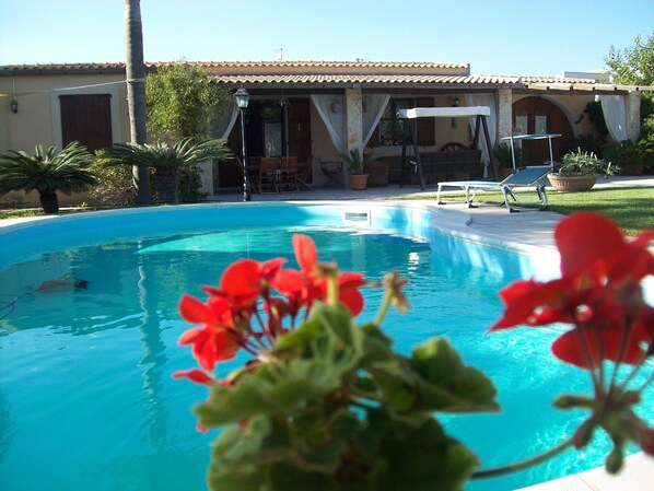Alberca al aire libre 