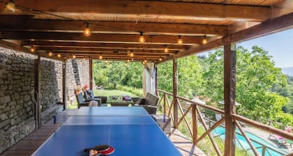 Paolina house, typical Tuscan structure with pool, surrounded by nature