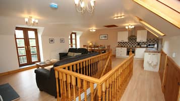 TV connectée, cheminée