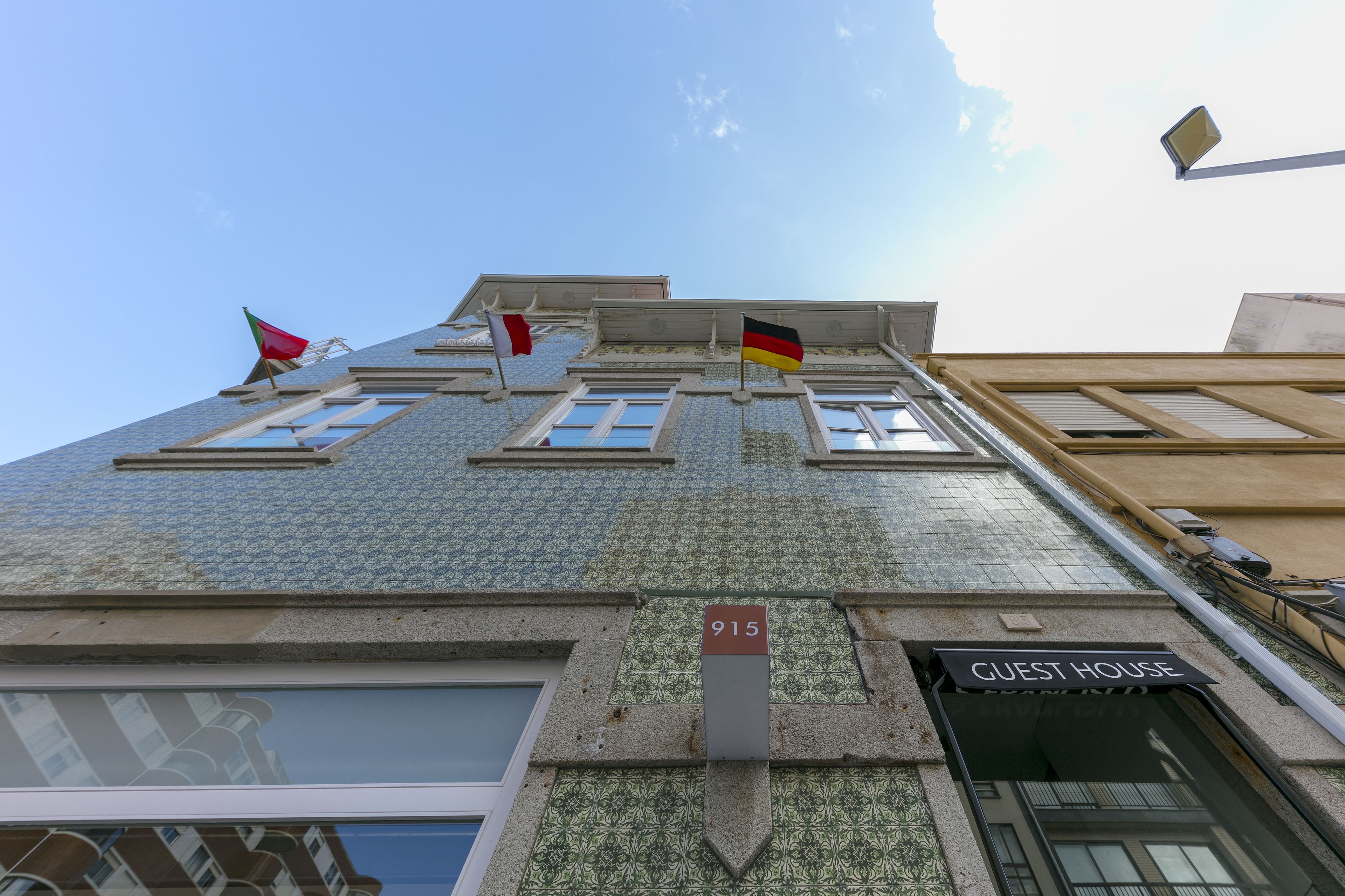 Fassade der Unterkunft