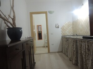 Suihku, hiustenkuivaaja, bidee, pyyhkeet