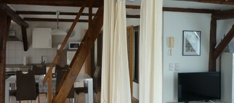 Ferienwohnung Paul Garten Spielplatz