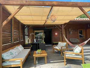 Terrace/patio - AuxSoleils- Comfortable holiday home close to the beach (Grayan-Et-L'hôpital)