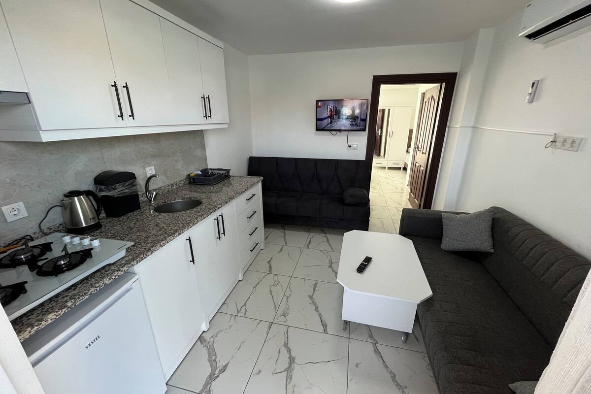 Apartemen Deluks | 1 kamar tidur, kedap suara, setrika/meja setrika, dan Wi-Fi gratis