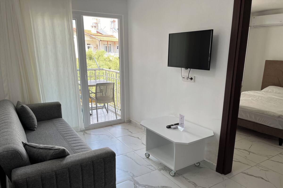 Apartemen Deluks | 1 kamar tidur, kedap suara, setrika/meja setrika, dan Wi-Fi gratis