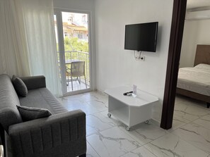 Apartamento Deluxe | 1 dormitorio, sistema de insonorización, tabla de planchar con plancha