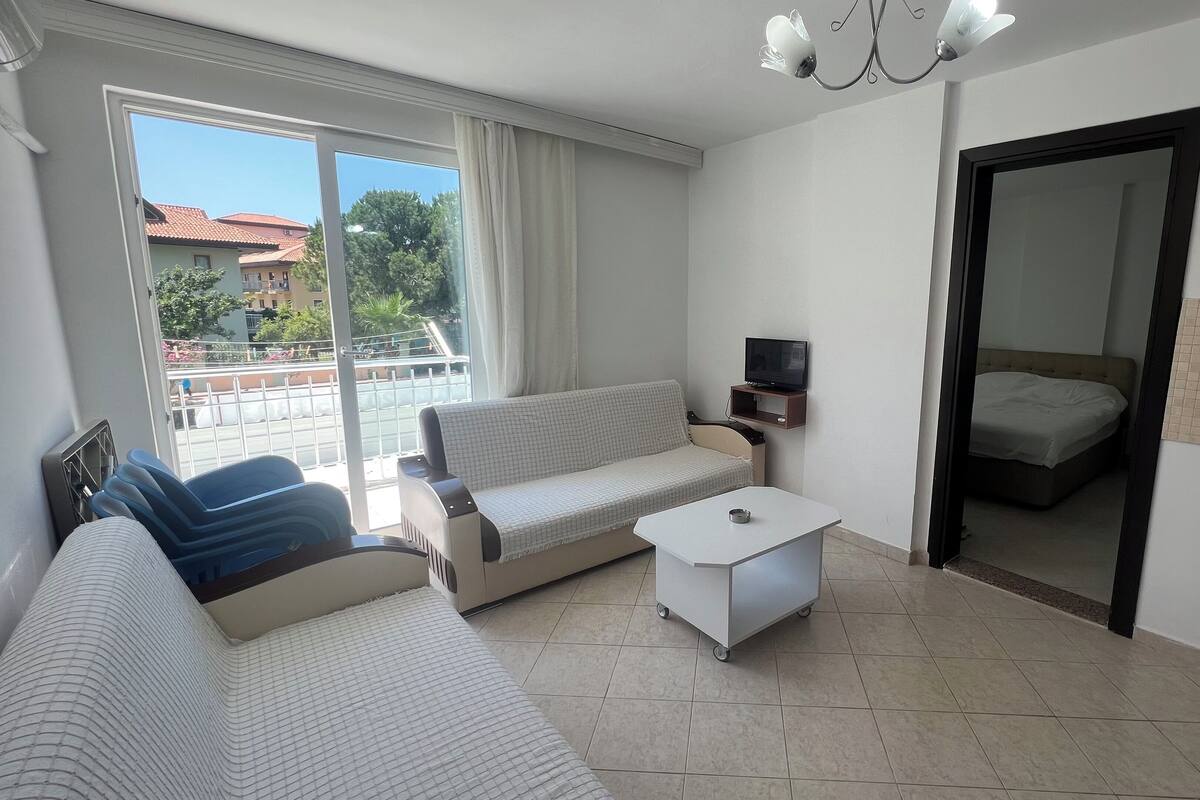 Apartemen Keluarga, 1 kamar tidur, balkon | 1 kamar tidur, kedap suara, setrika/meja setrika, dan Wi-Fi gratis
