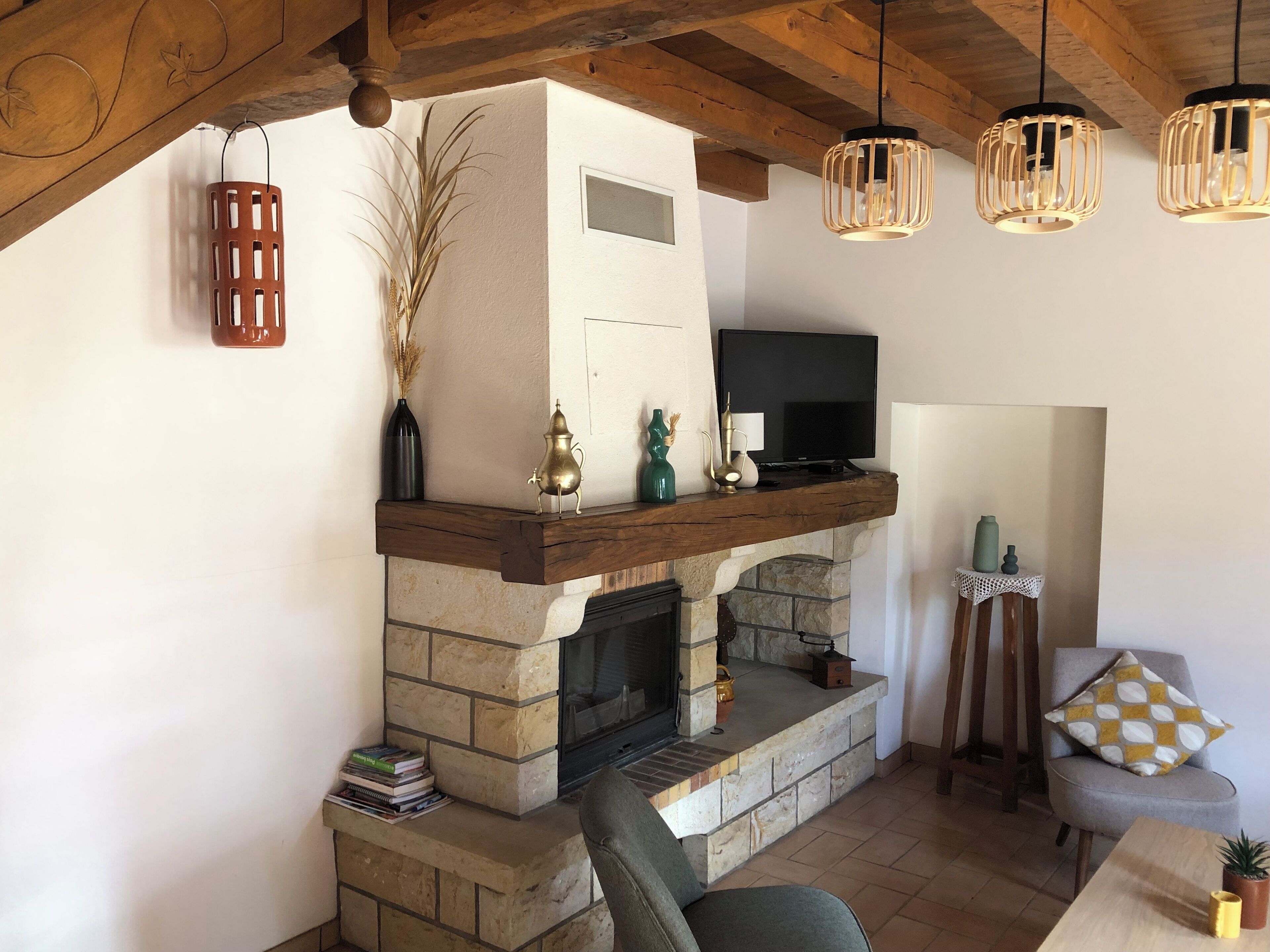 تلفزيون، مدفأة