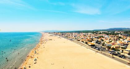 Une des plus belle vue sur la mer de Narbonne Plage - #Cosy #Terrasse #View #Sea