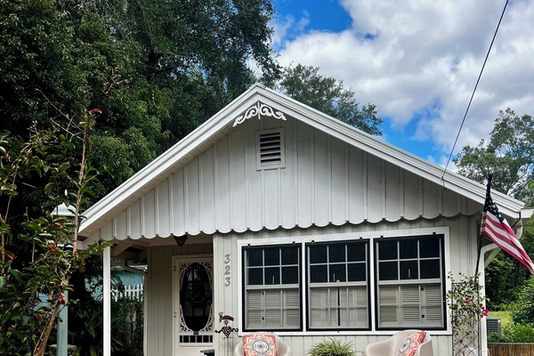 Vintage cottage located on “Cottage Row.”