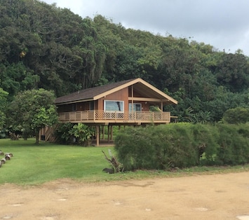 Photo of Hale Kai from the beach