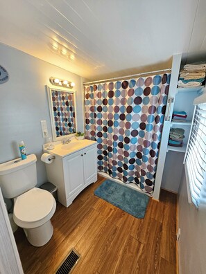 Shower, hair dryer, towels, soap - FISHERMAN'S PARADISE! 2Bd/2Ba waterfront retreat with access to Lake Okeechobee! (Okeechobee)