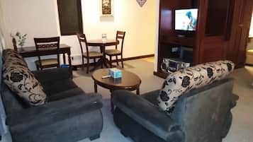 Apartamento luxo | Sala de estar | Smart TV