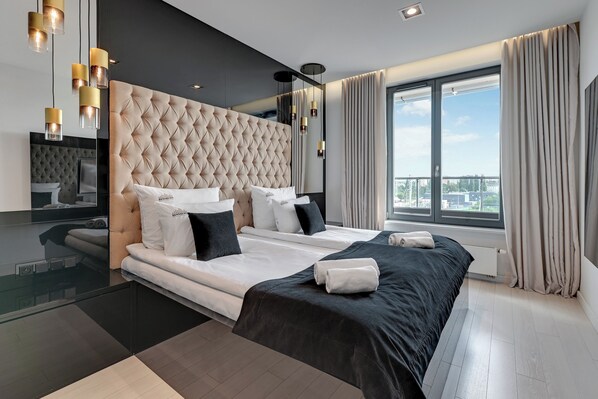 Apartamento exclusivo, 1 cama de matrimonio grande con sofá cama, no fumadores, vistas al río | Decoración individual y mobiliario individual