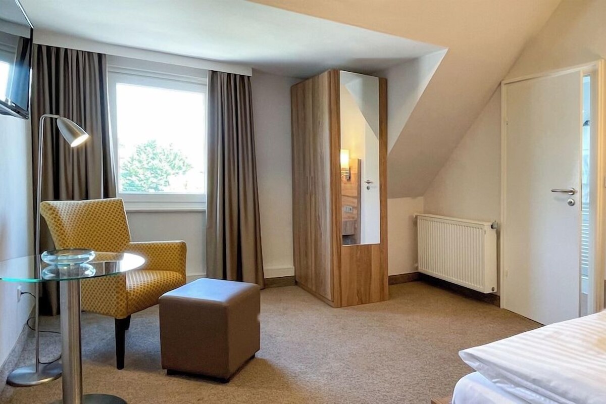 In-room safe, desk, laptop workspace, WiFi (free)
