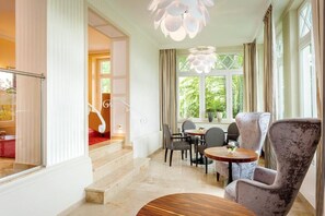 Blick von der Unterkunft