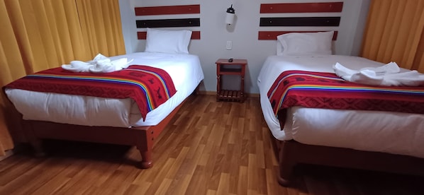 Premium bedding, down duvets, Tempur-Pedic beds, desk