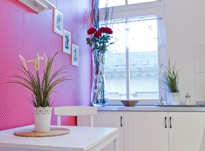 Dobbeltrom – superior, privat bad, byutsikt | Romfasilitet