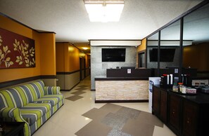 Área de estar no saguão