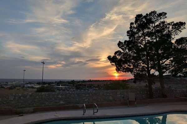 Sunset view from the backyard