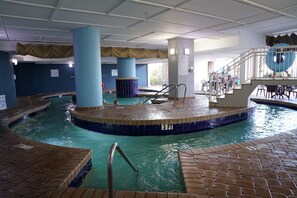 Indoor pool, outdoor pool