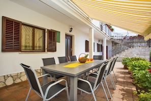 Outdoor dining - Villa with private pool in village Kujići  (Kujici)
