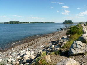 Beach nearby, sun-loungers