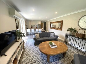 TV, DVD player, stereo, offices