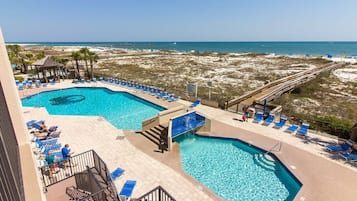 Indoor pool, outdoor pool