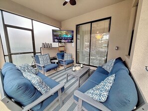 Smart TV, video games, DVD player, table tennis
