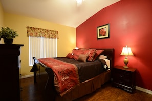 4 bedrooms, iron/ironing board, free WiFi, bed sheets
