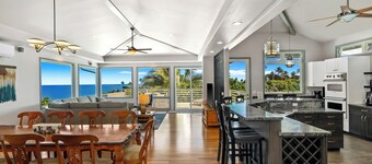 Deluxe Ocean View Bluff Home Full af ALOHA for op til 10 - A / C!