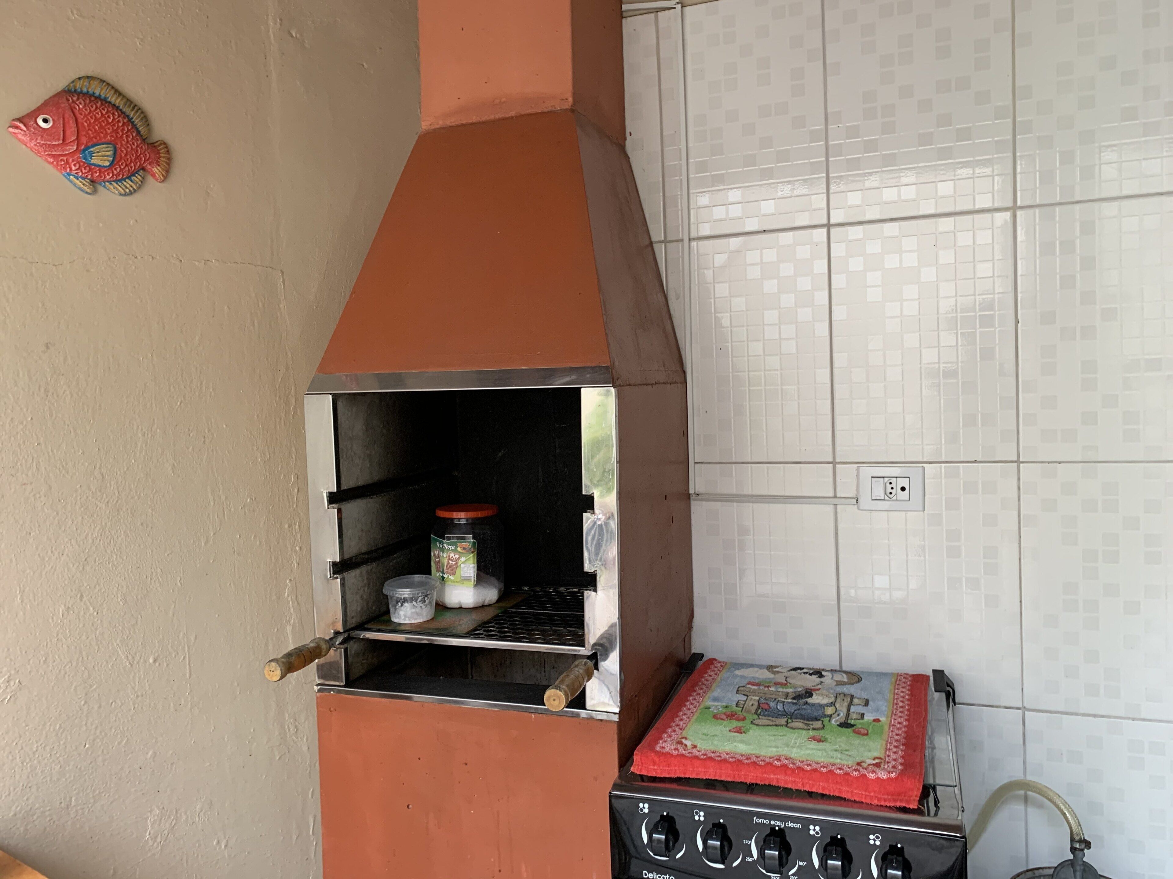 Apartment for up to 4 people, 2 minutes walk from the beach with AR and barbecue.