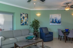 Smart-tv, dvd-spelare och böcker