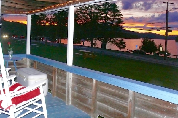 Sunset view from porch