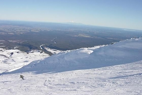 Looking at Taranaki in winter