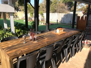 Outdoor dining