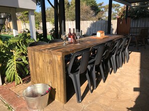 Outdoor dining
