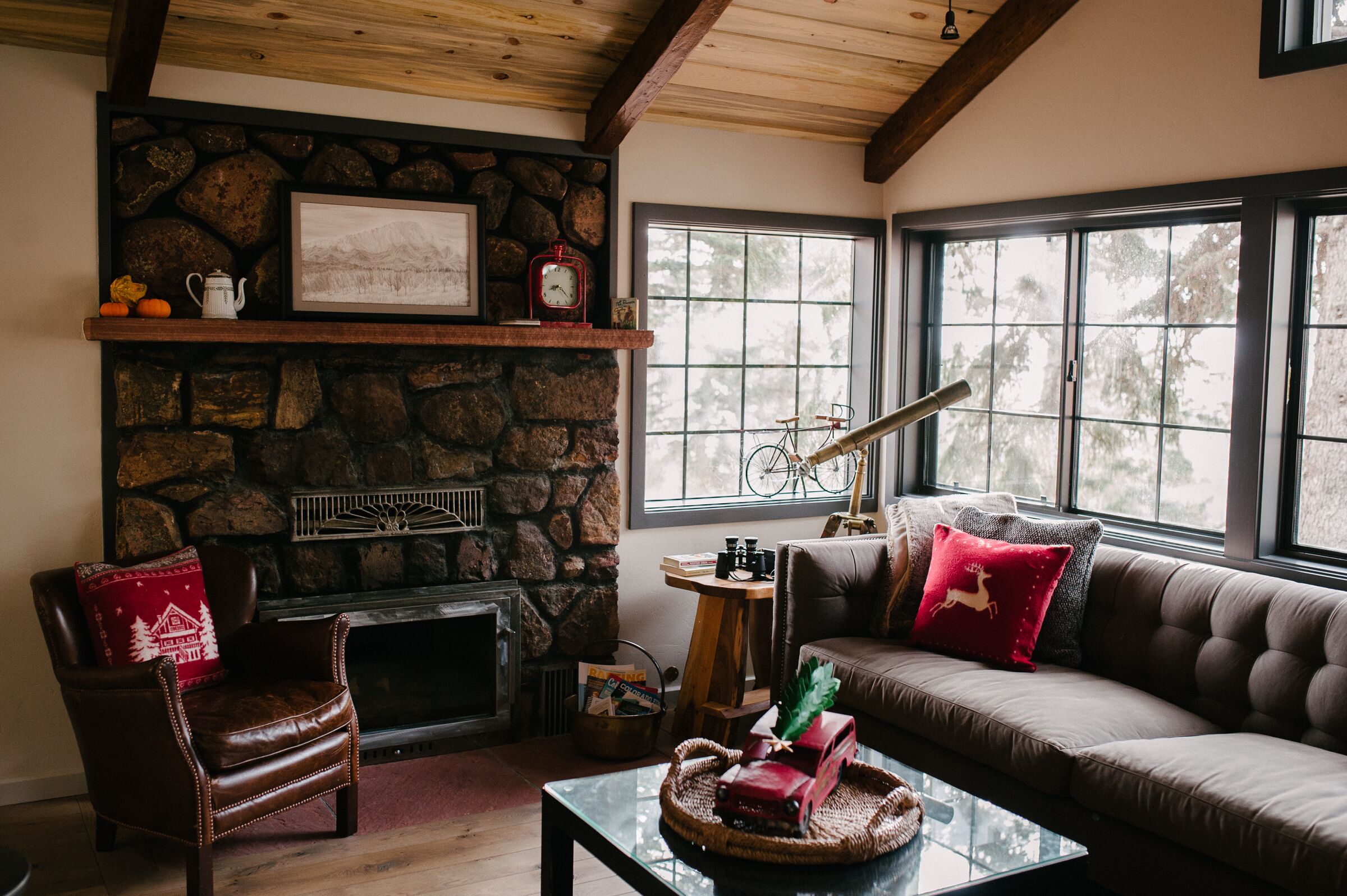 Cabin in the Pines, Artfully Renovated - Great Views - Quaint Green Mtn Falls...