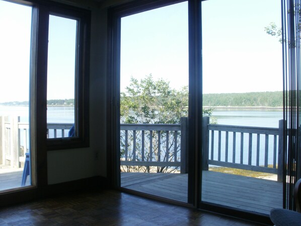 Interior - Private Ocean Front property with bathing cove and deep water swimming (Harpswell)